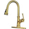 APPASO 133BTG Pull Down Kitchen Faucet Brushed Gold Magnetic Docking Sprayer