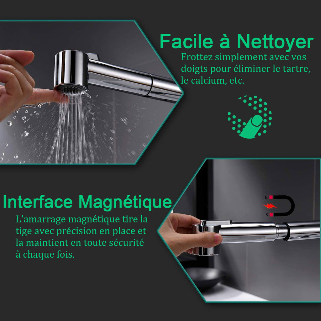 Moderne Robinet Cuisine APPASO avec Douchette Mitigeur d'Evier Monocom –  Appaso Official