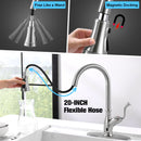 APPASO 175TL-BN Touchless Smart Kitchen Faucet Brushed Nickel Motion Sensing Activated Hands-Free