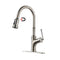 APPASO 192BN Kitchen Faucet Brushed Nickel with 3-Mode Magnetic Docking Sprayer and Brush