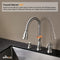 APPASO 218BN 3 Hole Kitchen Faucet Brushed Nickel Magnetic Docking with Side Single Handle