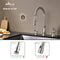 APPASO 218BN 3 Hole Kitchen Faucet Brushed Nickel Magnetic Docking with Side Single Handle