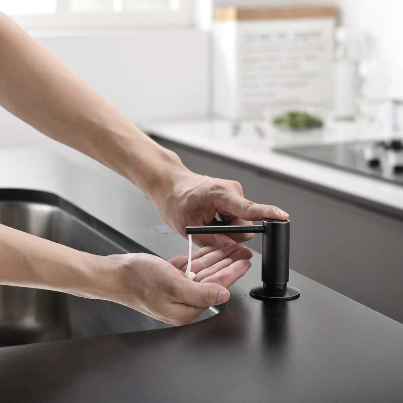 Black Soap Dispenser Kitchen Sink