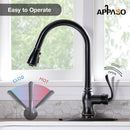 APPASO 149ORB Pull Down Kitchen Faucet Oil Rubbed Bronze with Soap Dispenser