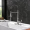 APPASO 227BN Spring High Arc Kitchen Faucet Brushed Nickel Commercial Modern Style