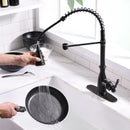 APPASO 227ORB Spring High Arc Kitchen Faucet Oil Rubbed Bronze Commercial Modern Style