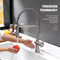APPASO 238TL-BN Touchless Kitchen Faucet Modern Spring Brushed Nickel Smart Sensor Activated