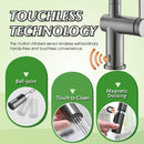 APPASO 239BS Touchless Pull Down Kitchen Faucet Gunmetal Black Motion Sensor Activated Hands-free