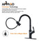 APPASO 135MB Pull Down Kitchen Faucet Matte Black with Magnetic Docking Sprayer and Soap Dispenser