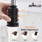 APPASO 135MB Pull Down Kitchen Faucet Matte Black with Magnetic Docking Sprayer and Soap Dispenser