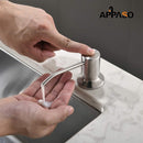 APPASO 17-Ounce Kitchen Dish Soap Dispenser 500ml Bottle 3.15 Inch Threaded Tube APSF028BN