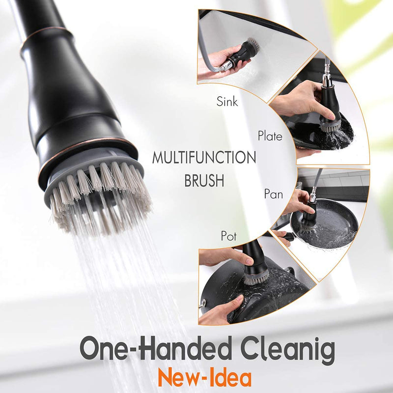 APPASO Original Design Brush Replacement Set for Kitchen Faucet Improve the Cleaning efficiency(3 Pack)