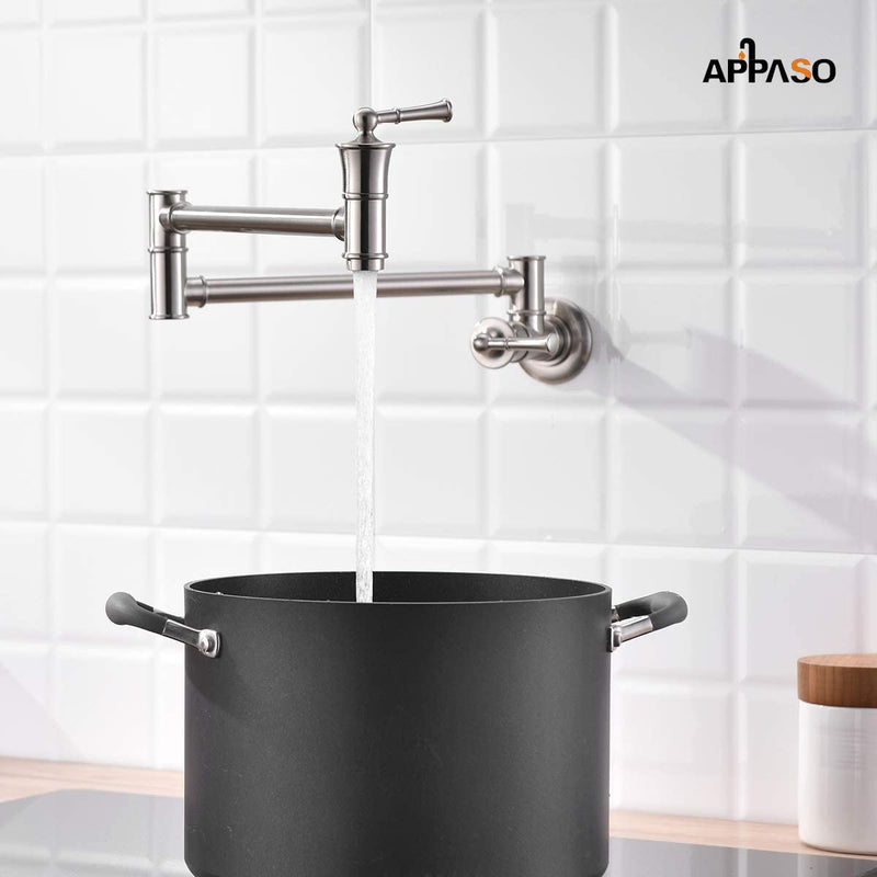 APPASO Robinet de cuisine mural Remplisseur de pot extensible