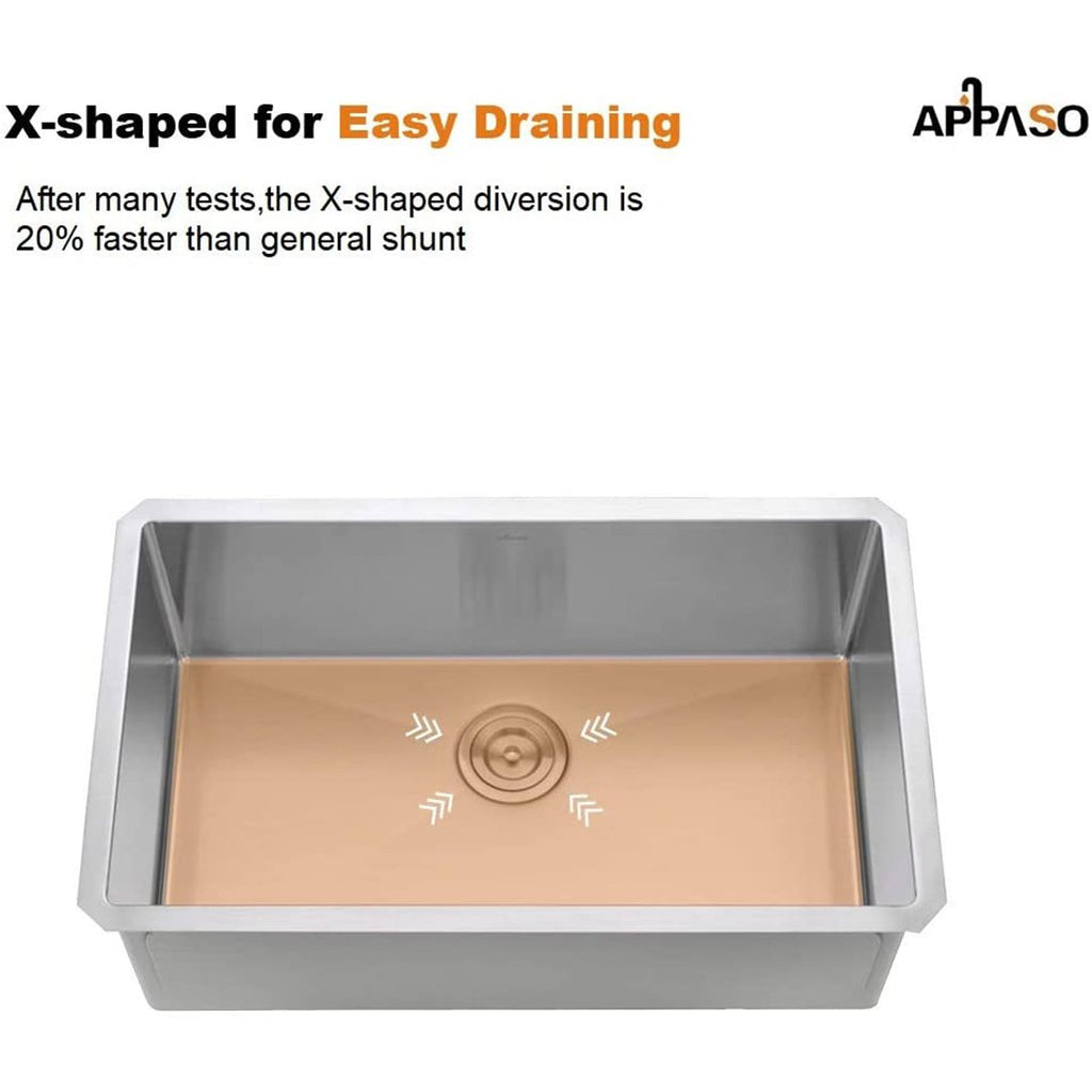 APPASO Kitchen Sink Handmade HS2818 kitchen Sink