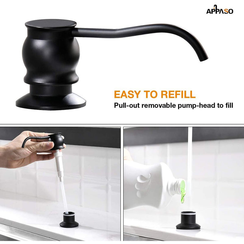 appaso_soap_dispenser_matte_black_sd-003mb